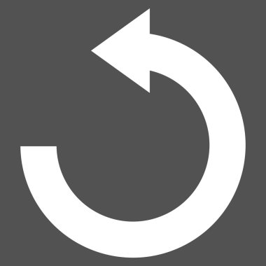 Sol düz vektör Sembol döndürme