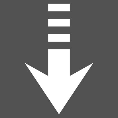 Düz vektör piktogram gönder