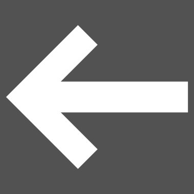 Ok sol düz vektör piktogram