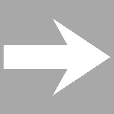 Düz vektör piktogram sağ ok