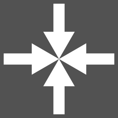 Oklar düz vektör piktogram sıkıştırmak