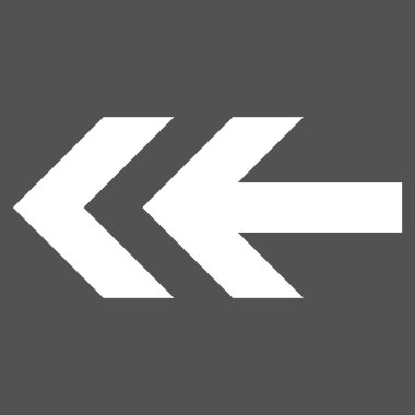 Ok sol düz vektör piktogram