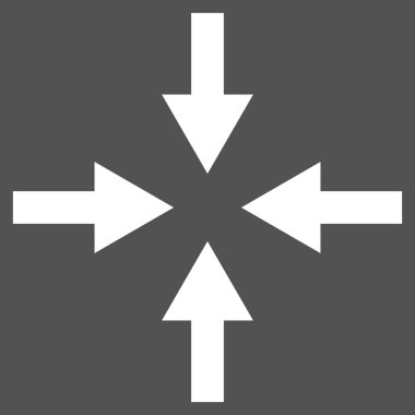 Oklar düz vektör piktogram sıkıştırmak