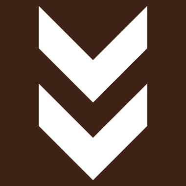 Shift Down Flat Vector Pictogram