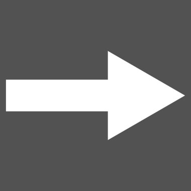 Düz vektör piktogram sağ ok