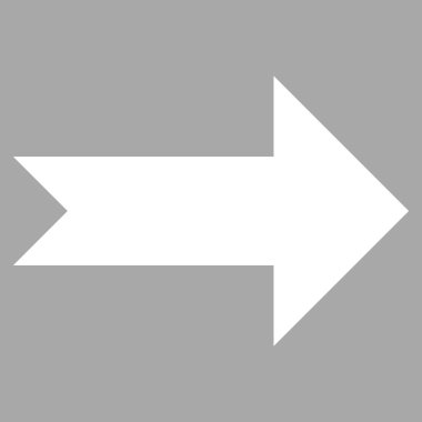 Düz vektör piktogram sağ ok