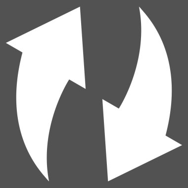 Düz vektör piktogram Yenile