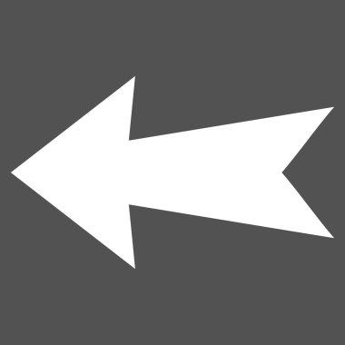 Ok sol düz vektör piktogram