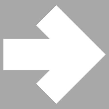 Düz vektör piktogram sağ ok