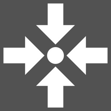 Shrink Oklar Düz Vektör Pictogram