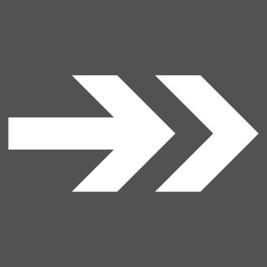 Düz vektör piktogram sağ ok