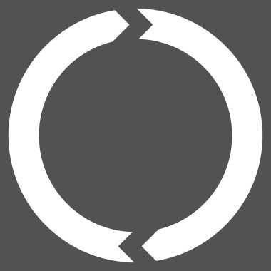 Döndürme düz vektör piktogram