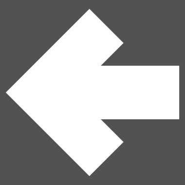 Ok sol düz vektör piktogram