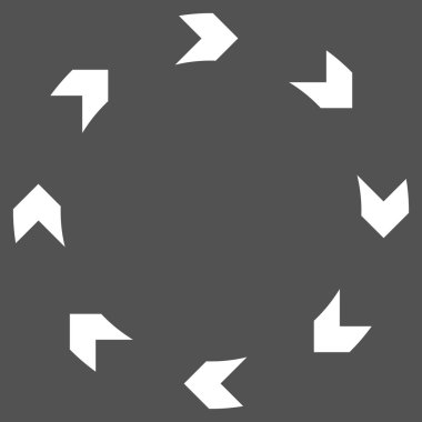 Dolaşım düz vektör piktogram