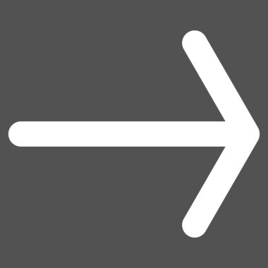 Düz vektör piktogram sağ ok