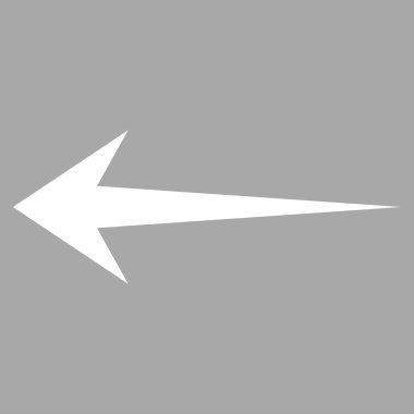 Ok sol düz vektör piktogram