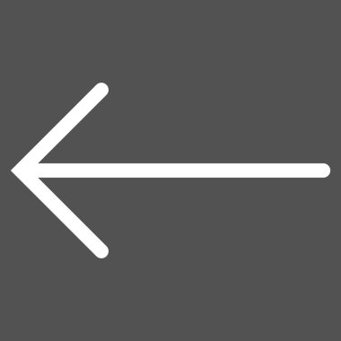 Ok sol düz vektör piktogram