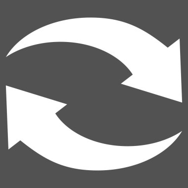 Exchange oklar düz vektör piktogram