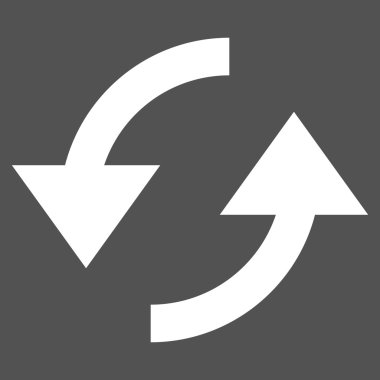 Düz vektör piktogram Yenile