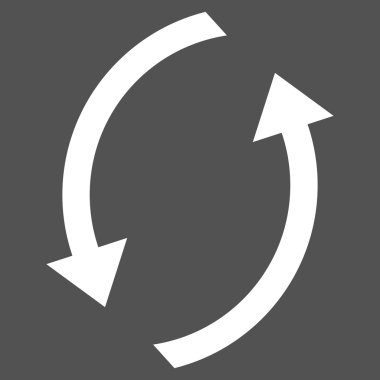 Düz vektör piktogram Yenile