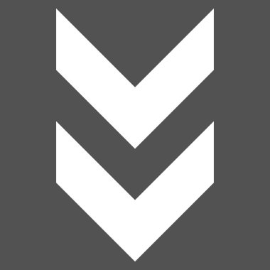 Shift Down Flat Vector Pictogram