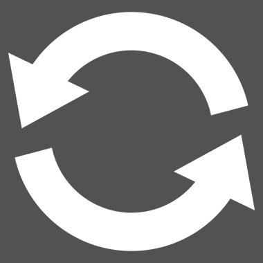 Düz vektör piktogram Yenile