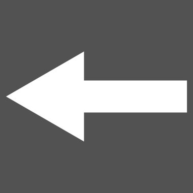 Ok sol düz vektör piktogram