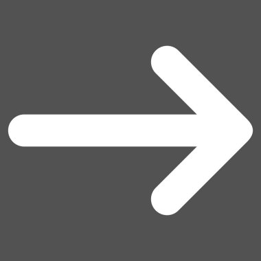 Düz vektör piktogram sağ ok