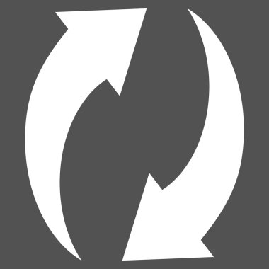 Düz vektör piktogram Yenile