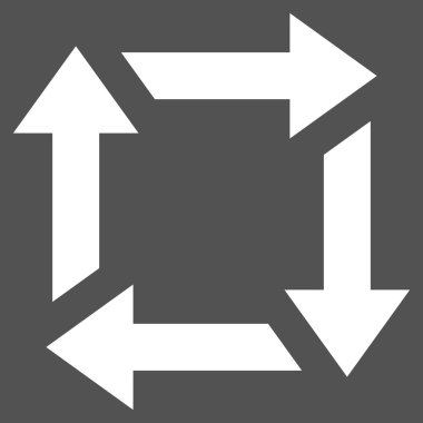 Düz vektör piktogram geri dönüşüm