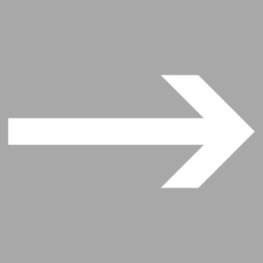 Düz vektör piktogram sağ ok