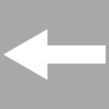 Ok sol düz vektör piktogram