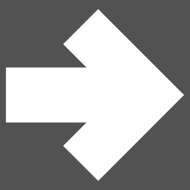 Düz vektör piktogram sağ ok