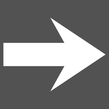 Düz vektör piktogram sağ ok