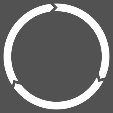 Döndürme düz vektör piktogram