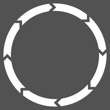 Döndürme düz vektör piktogram