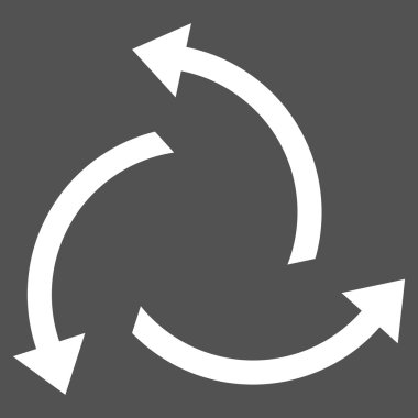 Santrifüj oklar düz vektör piktogram