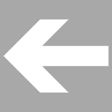 Ok sol düz vektör piktogram