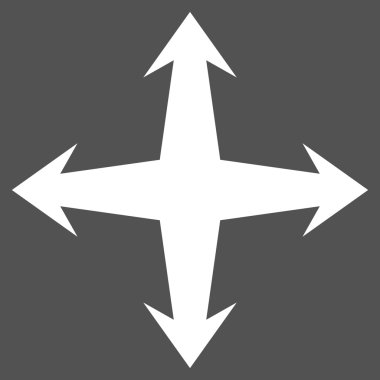 Düz vektör piktogram genişletin