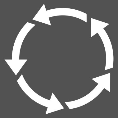 Döndürme düz vektör piktogram