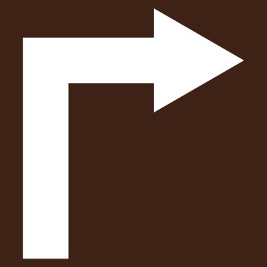 Doğru düz açmak vektör piktogram