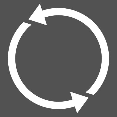 Düz vektör piktogram geri dönüşüm