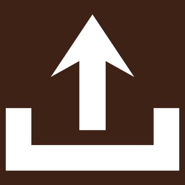 Düz vektör piktogram upload