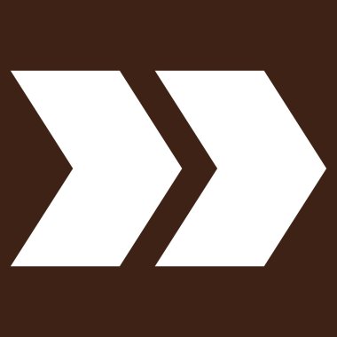 Vardiya doğru düz vektör piktogram