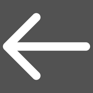 Ok sol düz vektör piktogram