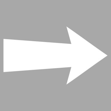 Düz vektör piktogram sağ ok