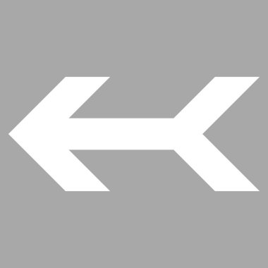 Ok sol düz vektör piktogram