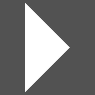 Ok ucu düz vektör piktogram sağ