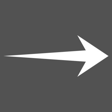 Düz vektör piktogram sağ ok