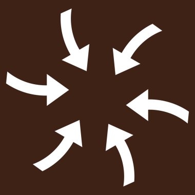 Girdap Oklar Düz Vektör Pictogram